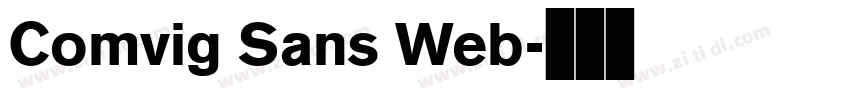 Comvig Sans Web字体转换 Comvig Sans Web字体转换